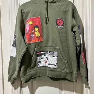 Supreme x Toshio Saeki Hooded Sweatshirt Sz Small